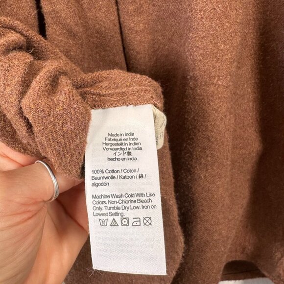 Madewell Flannel Kempton Button-Up Shirt | Size M - Picture 8 of 8